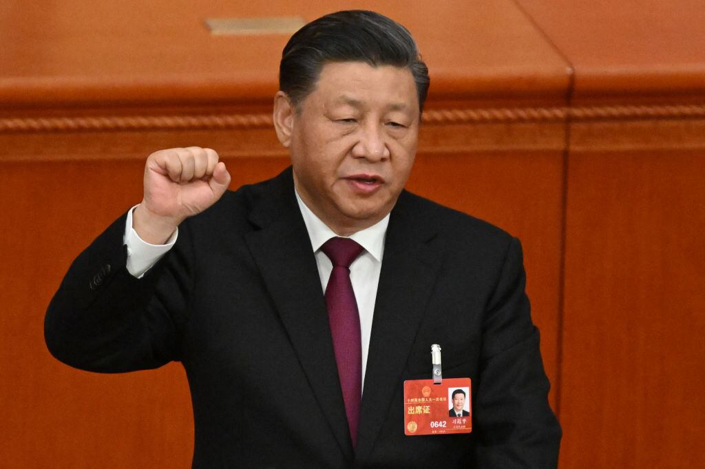 El presidente de China, Xi Jinping, ante el legislativo