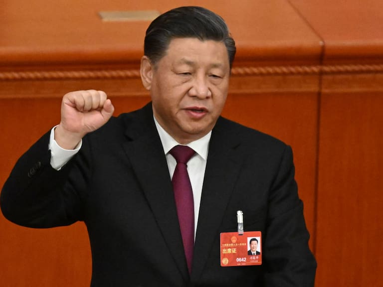 El presidente de China, Xi Jinping, ante el legislativo