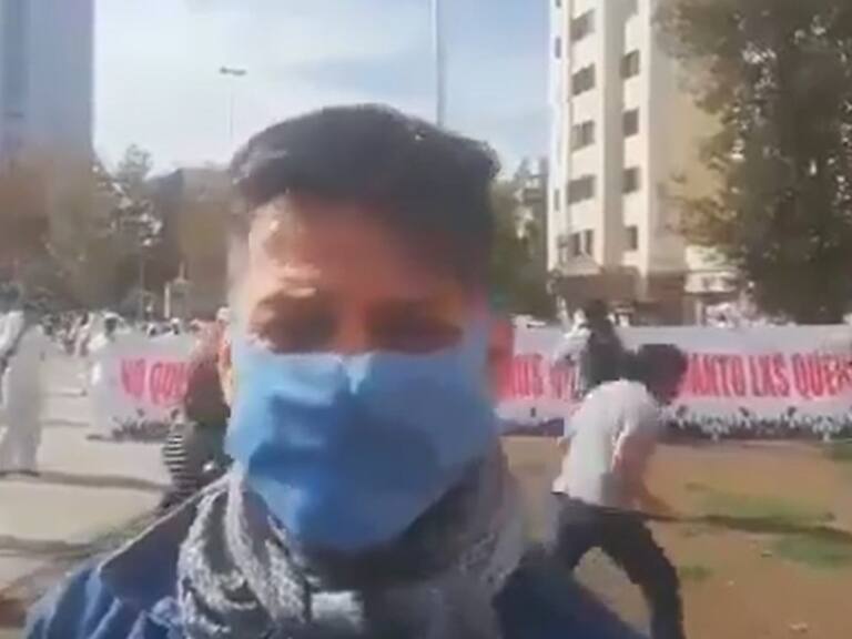 Rafael Cavada calificó como «significativa» la manifestación de personas en Plaza Baquedano