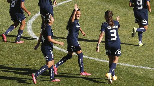 21 de Noviembre de 2020/CONCEPCION
Daniela Zamora Celebracion 0-3 para Universidad de Chile, durante por el Campeonato Femenino, entre Universidad de Concepcion vs Universidad de Chile, disputado en el Estadio Ester Roa.
FOTO:SEBASTIAN BROGCA/AGENCIAUNO