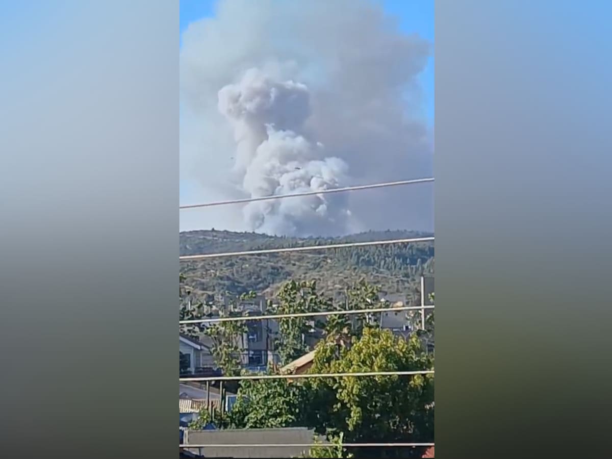 Activan sistema SAE para evacuar población Los Aromos 1 en Limache por incendio forestal activo