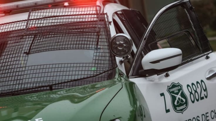 Conductor ebrio evade control, desata persecución y termina baleado por Carabineros en Santiago