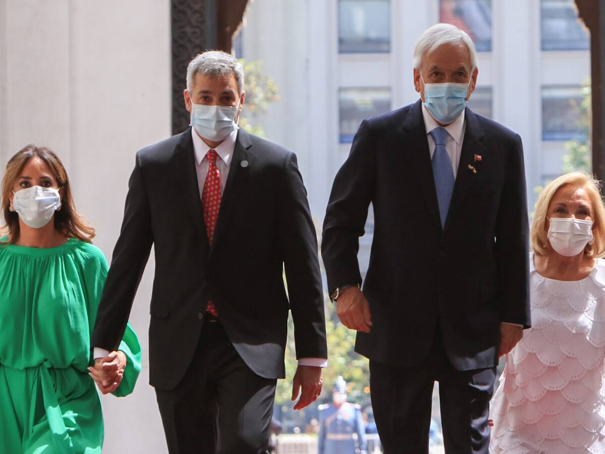 Presidente Mario Abdo realizó visita oficial al Palacio de La Moneda: aseguró que quiere fortalecer la alianza entre Chile y Paraguay