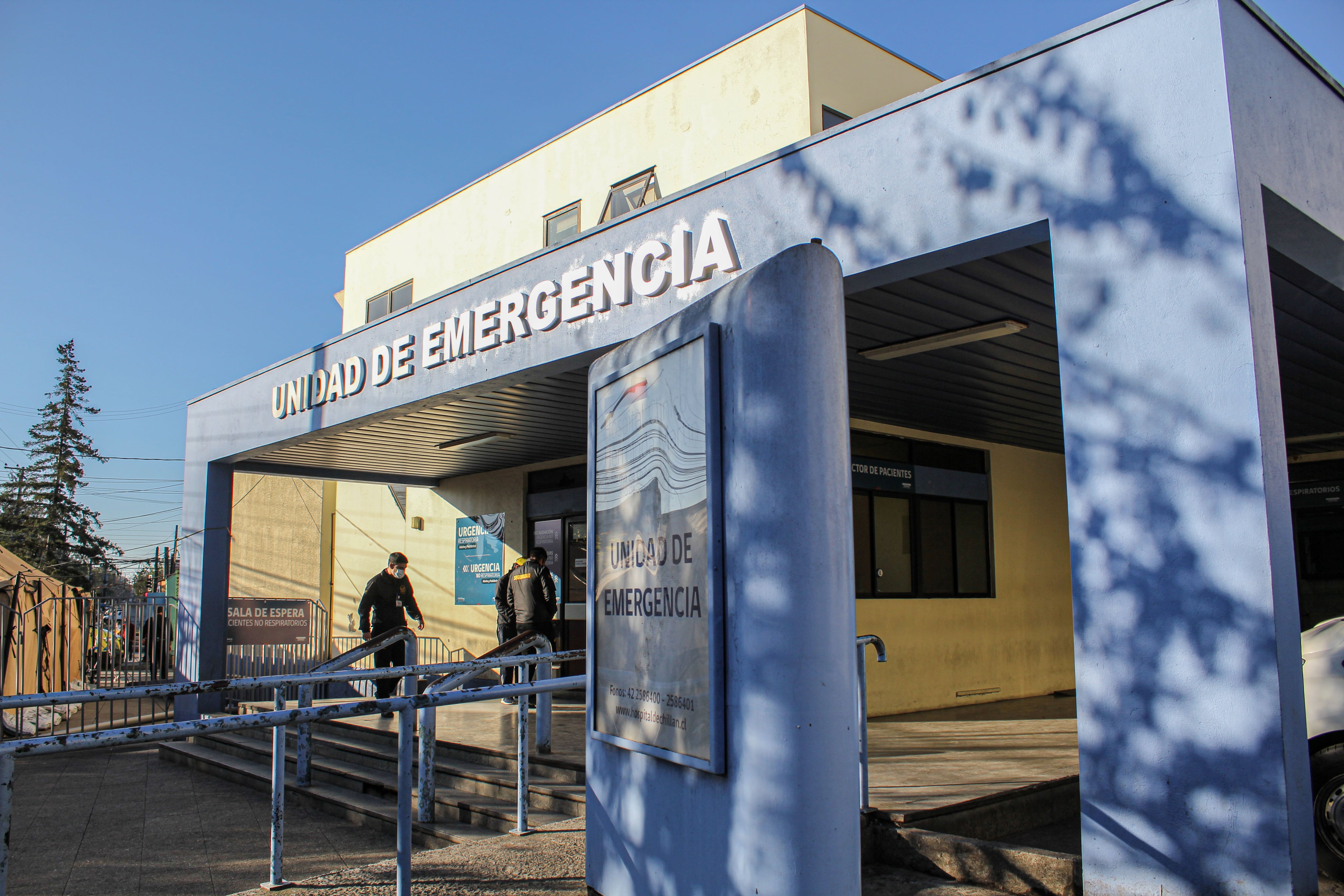 24 de Mayo 2020/CHILLÁN
Frontis del Hospital Clínico Herminda Martín de Chillan.
FOTO: NICOLÁS RIVEROS/AGENCIAUNO