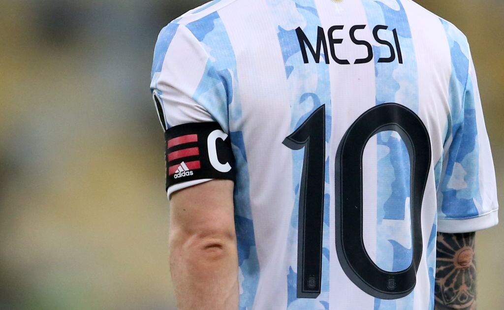 Lionel Messi con la Selección de Argentina en la Copa América 2021