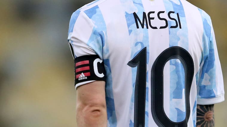 Lionel Messi con la Selección de Argentina en la Copa América 2021