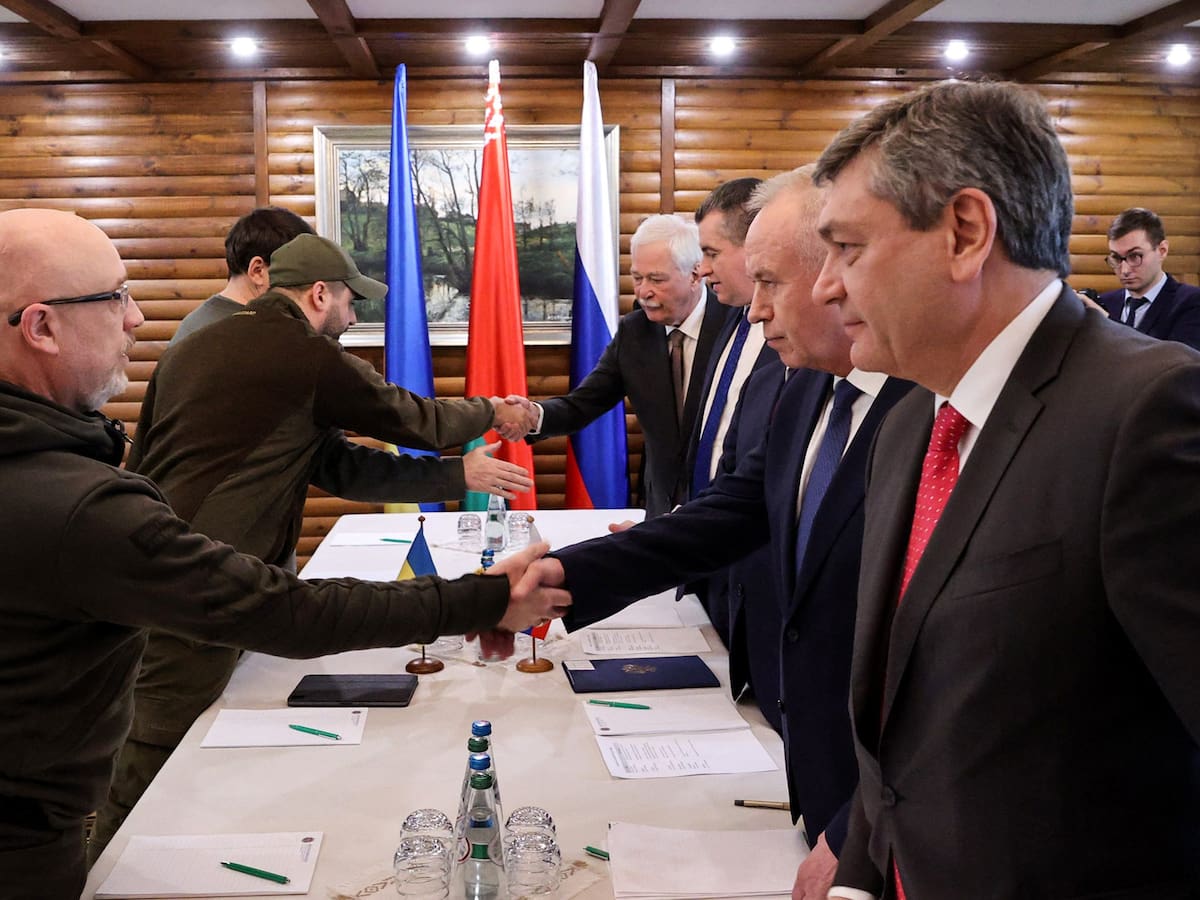 Rusia y Ucrania vuelven a dialogar: «Esperamos queden como resultado una cesación del fuego permanente»