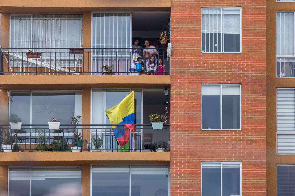 Los residentes de Bogotá en confinamiento