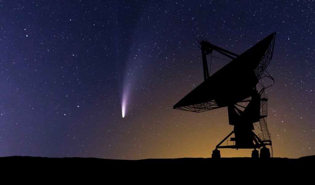 Cometa diablo se dirige a la Tierra