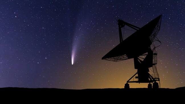Cometa diablo se dirige a la Tierra
