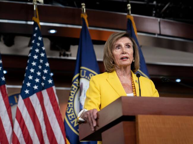 La titular de la cámara de Estados Unidos, la demócrata Nancy Pelosi