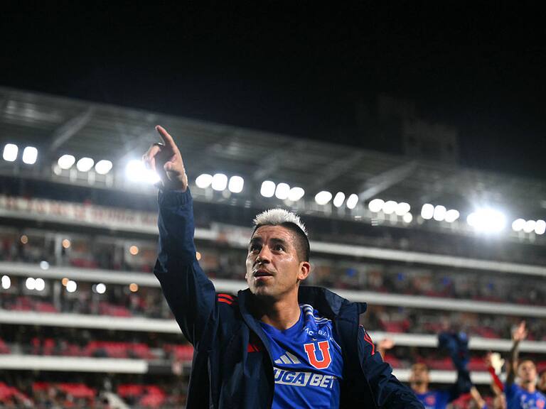 Leandro Fernández estuvo cerca de marcar un golazo ante Estudiantes | Getty Images