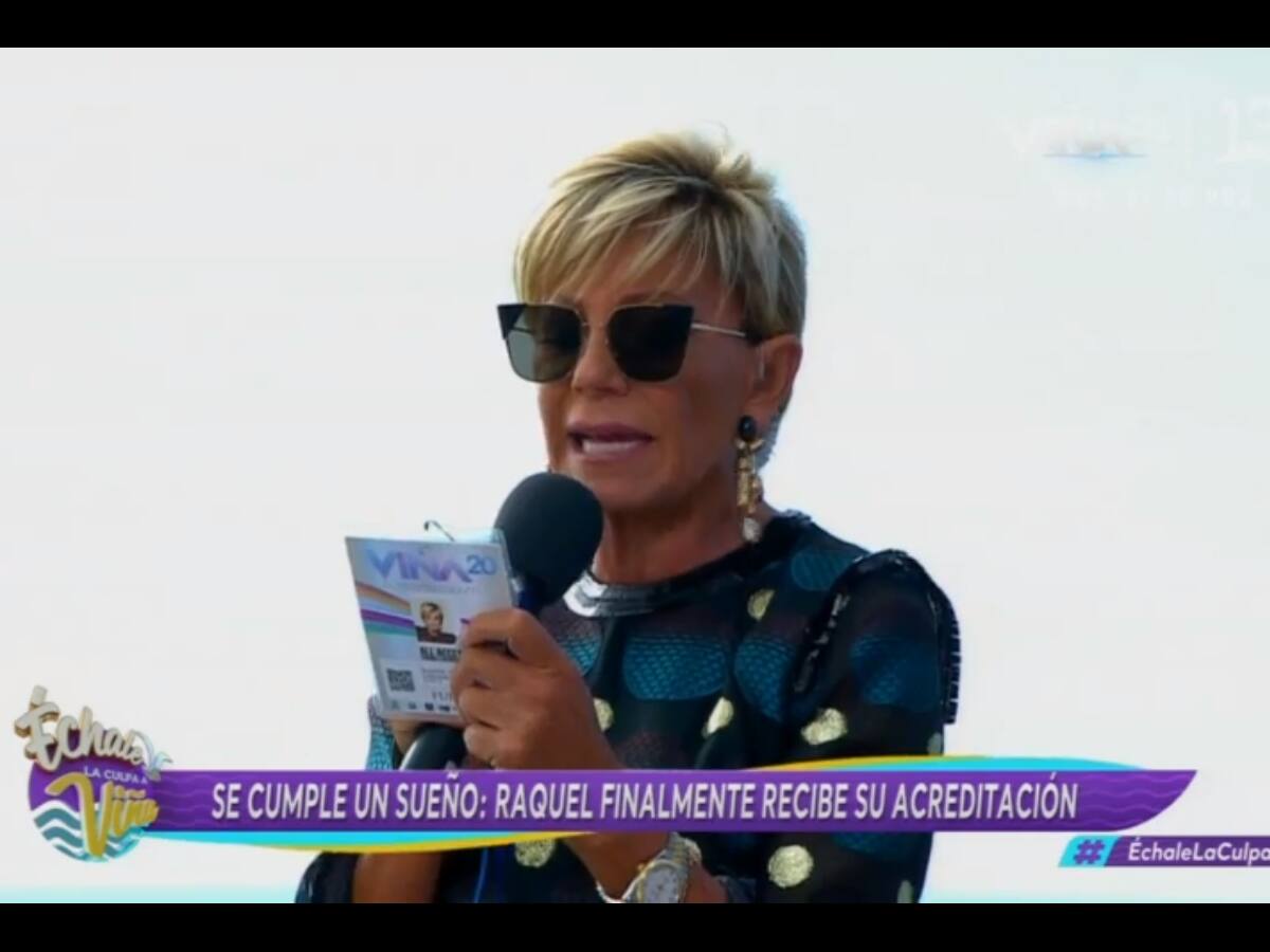 Raquel Argandoña obtuvo su acreditación tras dificultades para ingresar a la Quinta Vergara