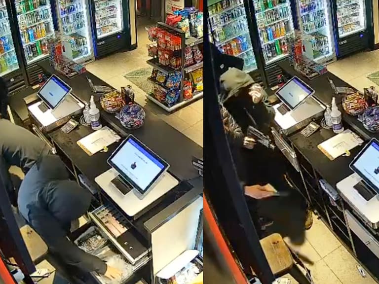 Con pistolas y fierros: grupo protagoniza violento robo en servicentro de San Bernardo