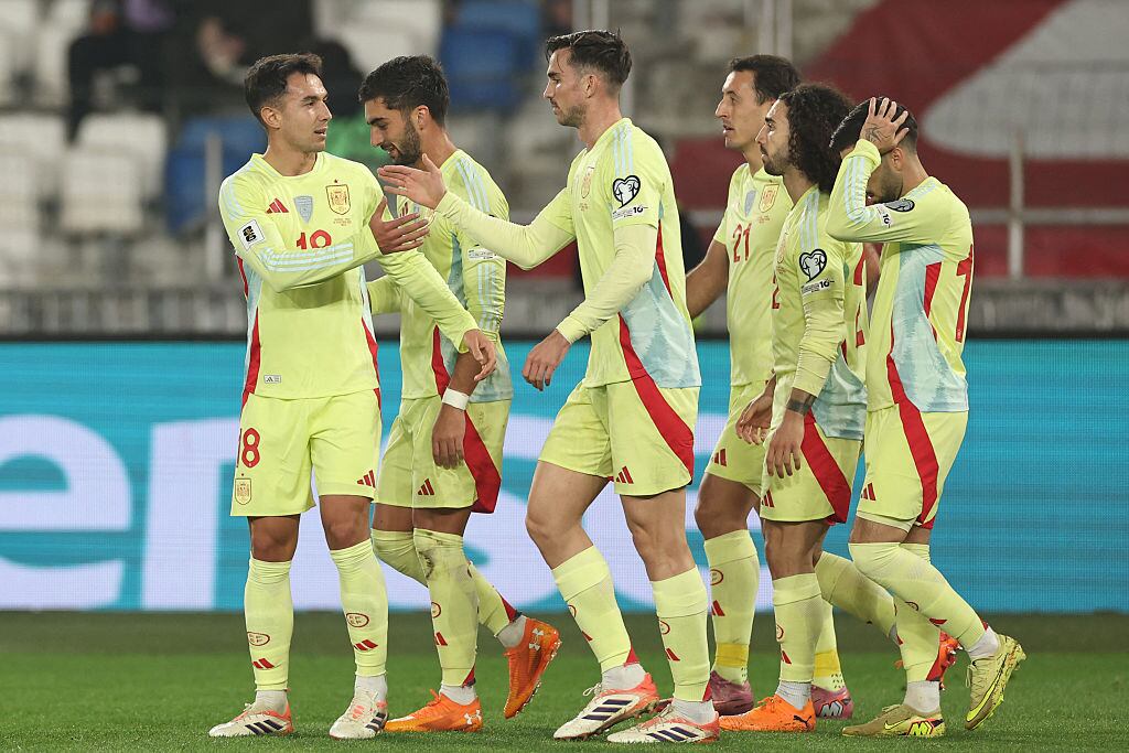 España goleó a Georgia por las Eliminatorias Europeas