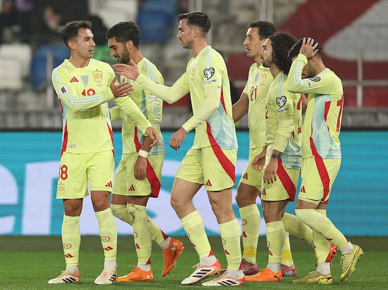 España goleó a Georgia por las Eliminatorias Europeas