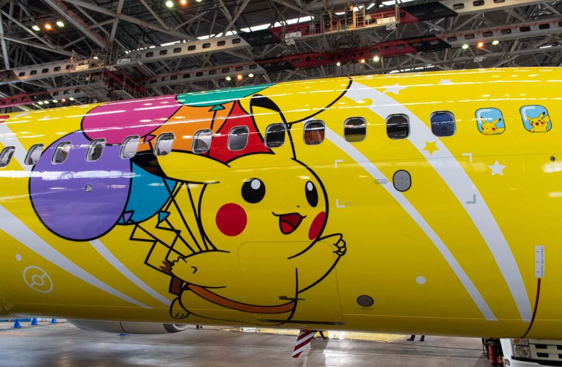 Avión de Pikachu | Redes Sociales