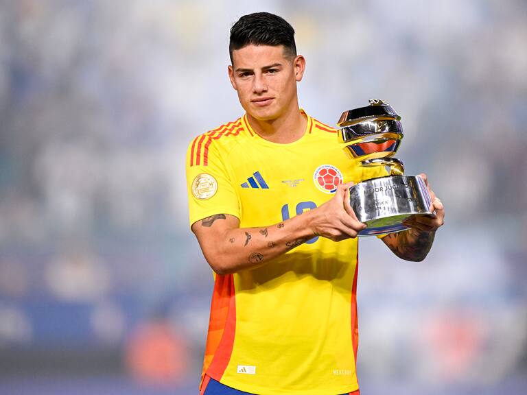 Premio de consuelo: James Rodríguez se queda con el premio a Mejor Jugador de la Copa América 2024
