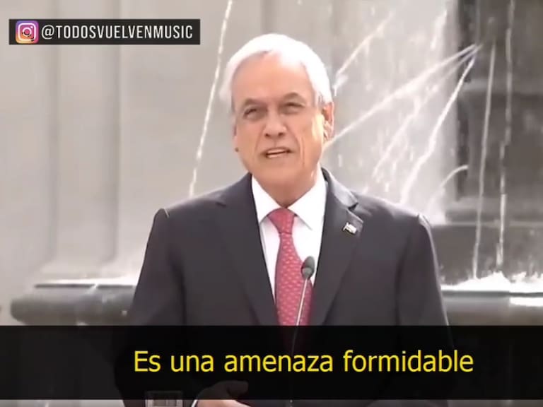 Presidente Piñera en &quot;La Pandemia&quot;