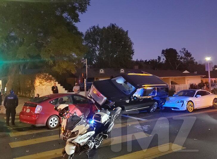 Arnold Schwarzenegger protagonizó múltiple accidente de tránsito en Los Angeles | Foto de TMZ