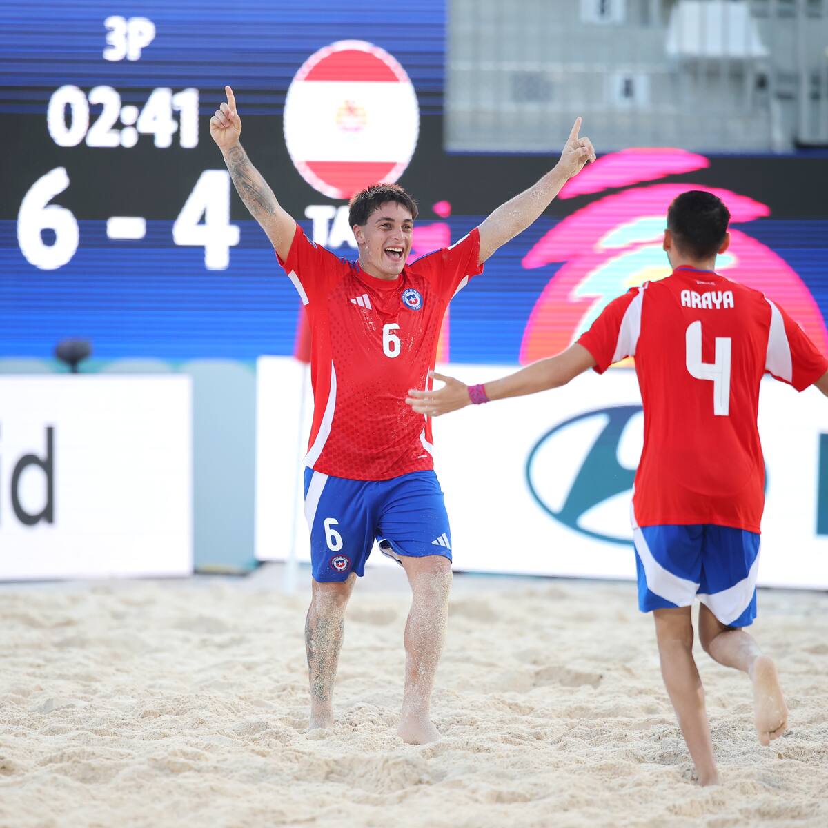 Chile hace historia en el Mundial de Fútbol Playa: triunfazo de La Roja ante un doble subcampeón planetario