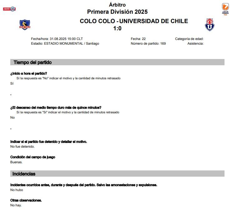 El insólito informe arbitral de Cristián Garay por el Superclásico
