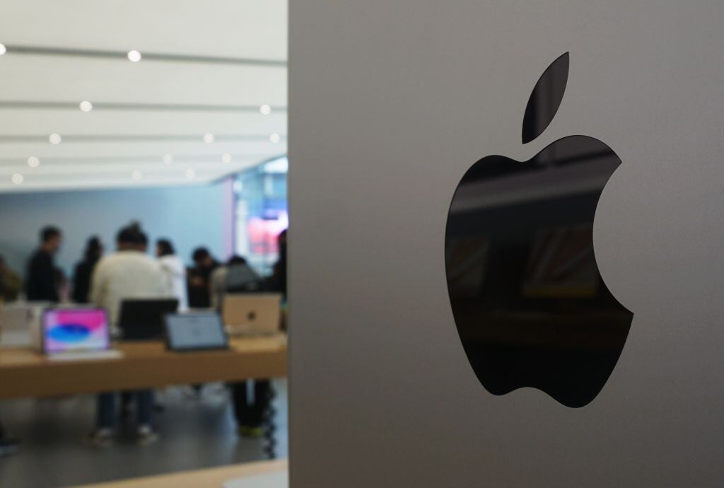 Una tienda de la empresa tecnológica Apple, la que fue sancionada por la Comisión Europea.