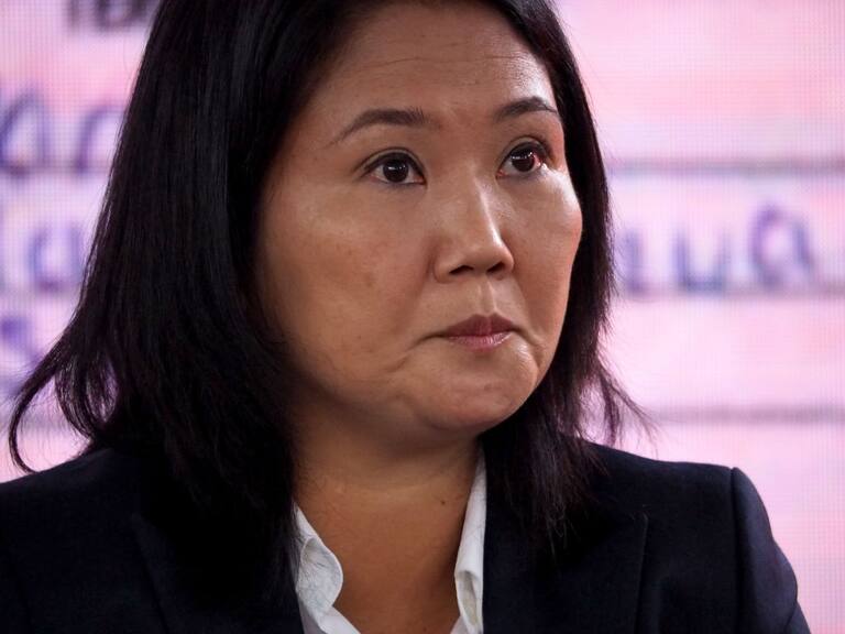 La derrotada candidata de la ultraderecha peruana Keiko Fujimori