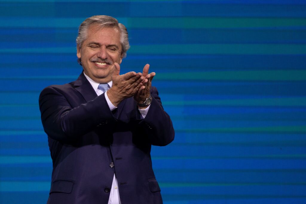 El gobernante argentino Alberto Fernández
