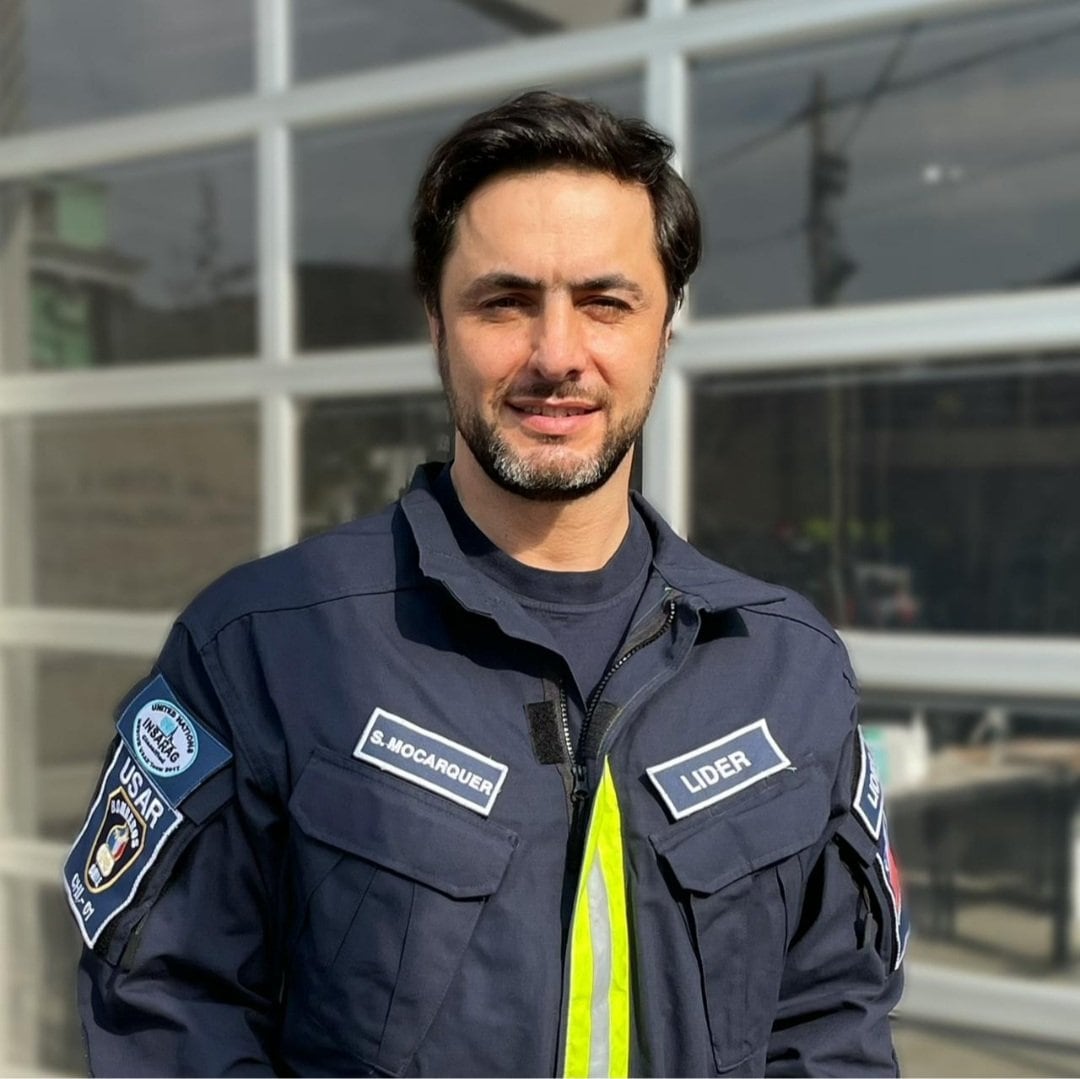 Sebastián Mocarquer, Integrante del equipo de Evaluación y Coordinación de Desastres de las Naciones UnidasEncargado de operaciones de respuesta internacional  