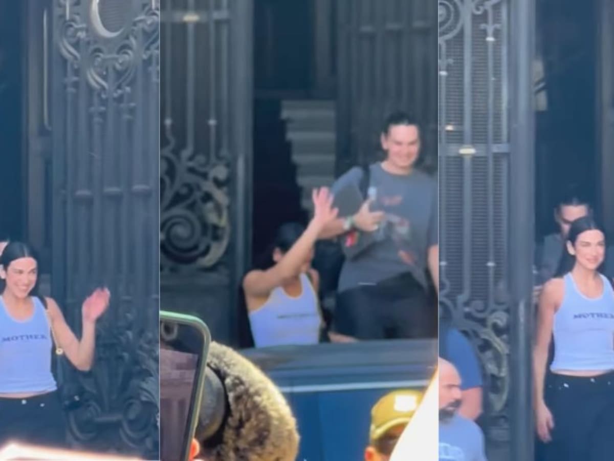 ¡En pleno centro de Santiago!: Captan a Dua Lipa saliendo del Club de la Unión