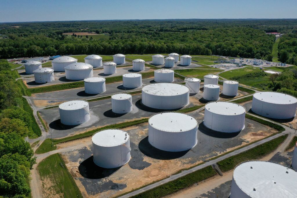 Una de las centrales de Colonial Pipeline en Washington DC