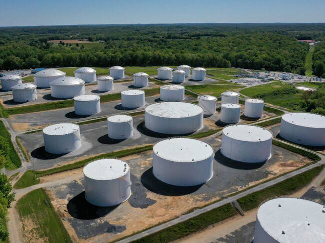 Una de las centrales de Colonial Pipeline en Washington DC