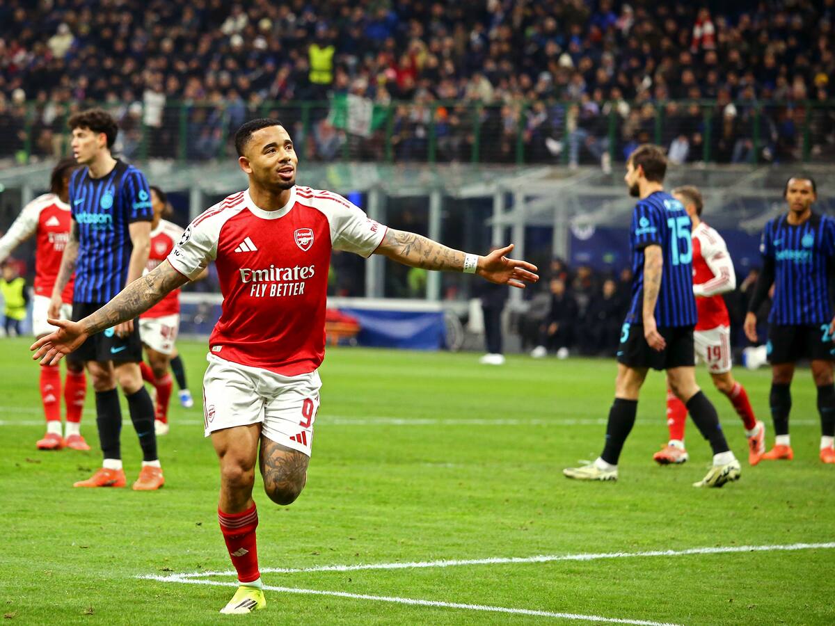 El Arsenal domina la Champions League: triunfo ante el Inter y liderato con puntaje perfecto