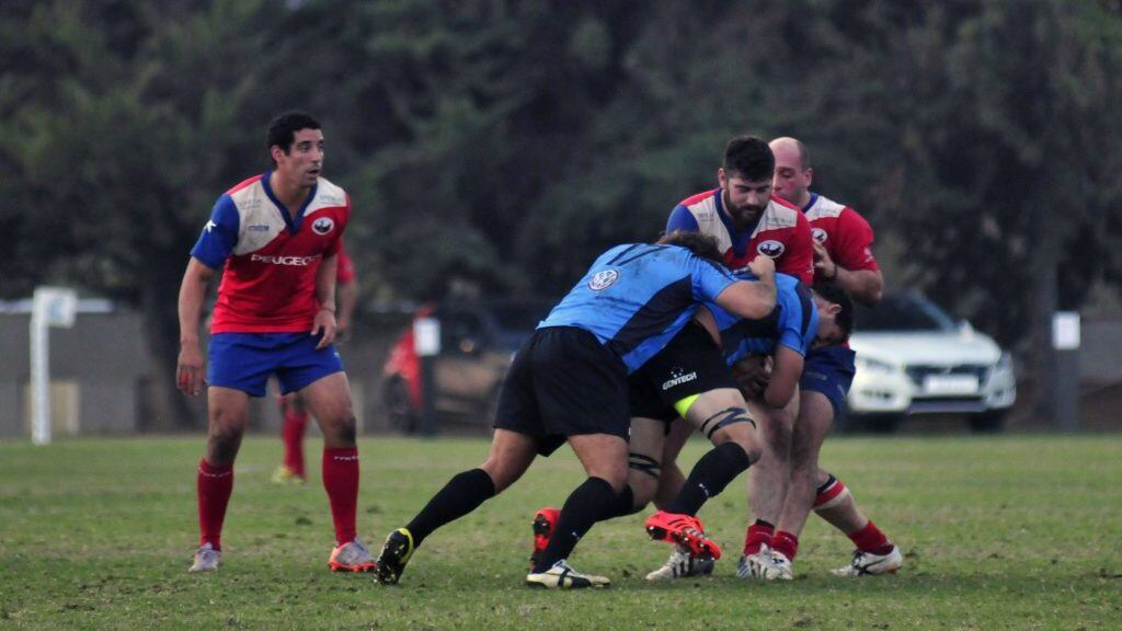 9 de Mayo del 2015 / SANTIAGOLa selección chilena de Rugby juega su tercer y último partido del Sudamericano ante los Teros de Uruguay.
FOTO: SEBASTIAN BELTRAN / AGENCIAUNO