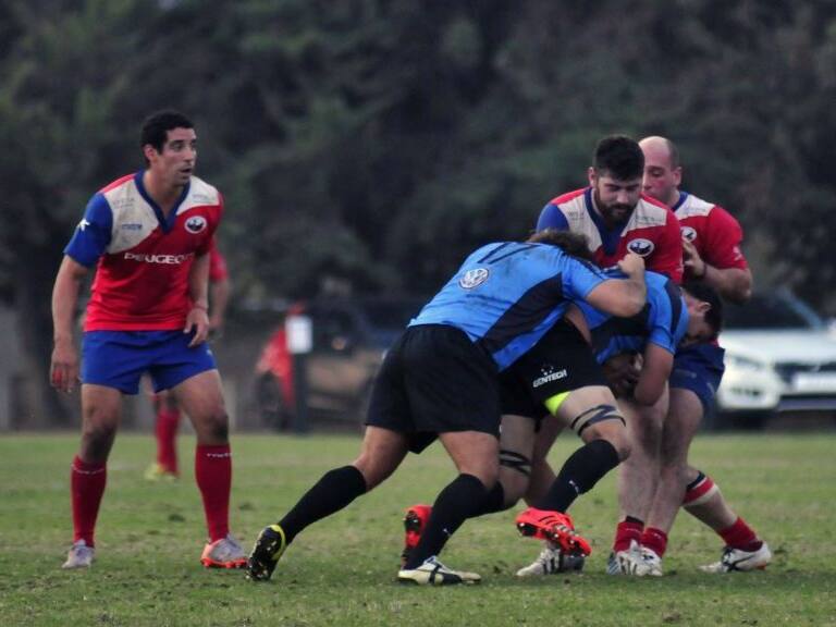 9 de Mayo del 2015 / SANTIAGOLa selección chilena de Rugby juega su tercer y último partido del Sudamericano ante los Teros de Uruguay.
FOTO: SEBASTIAN BELTRAN / AGENCIAUNO