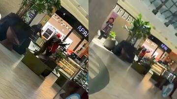 Reportan violento asalto armado a tienda electrónica del Mall Florida Center