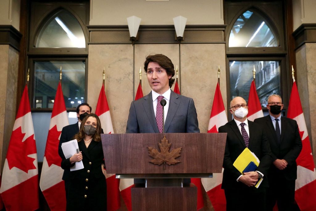 El primer ministro canadiense Justin Trudeau