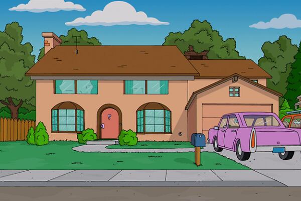 Experto definió cuánto vale la casa de Los Simpson: Es más cara de lo que parece