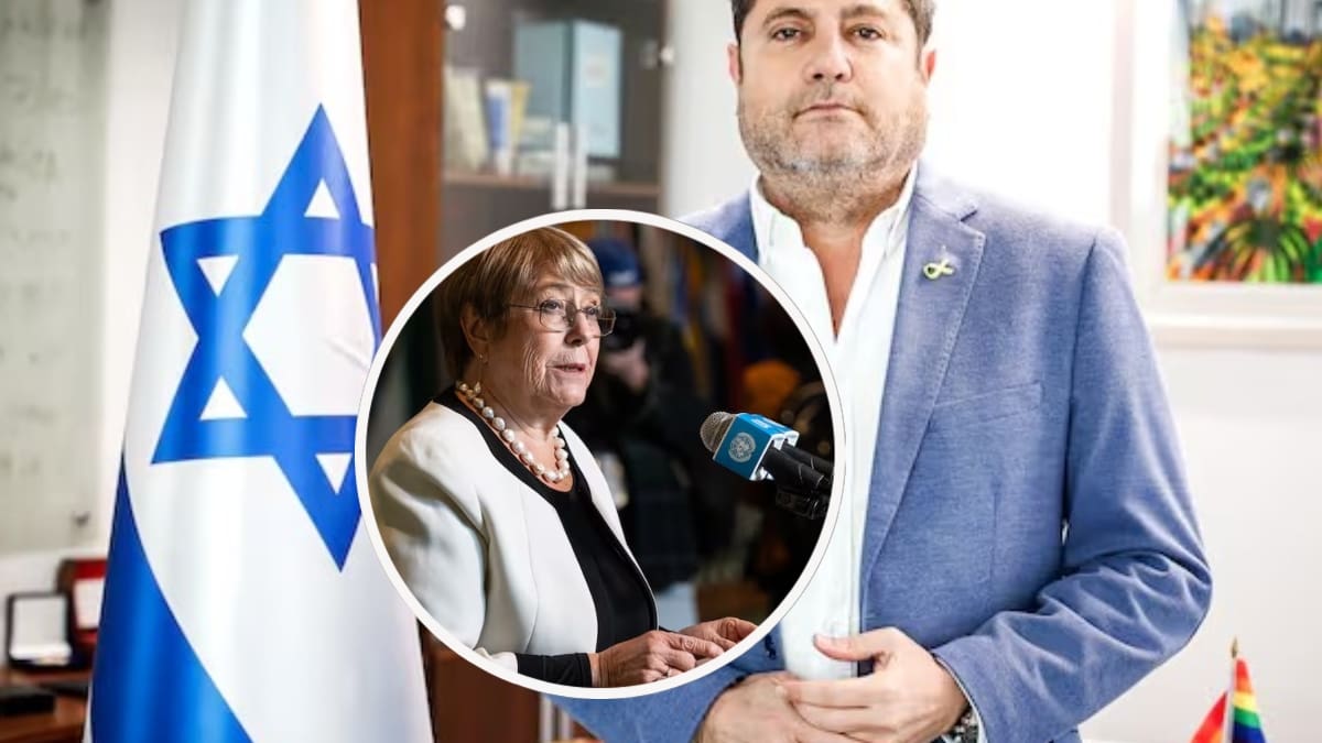 Embajador de Israel en Chile publica polémica frase contra Michelle Bachelet