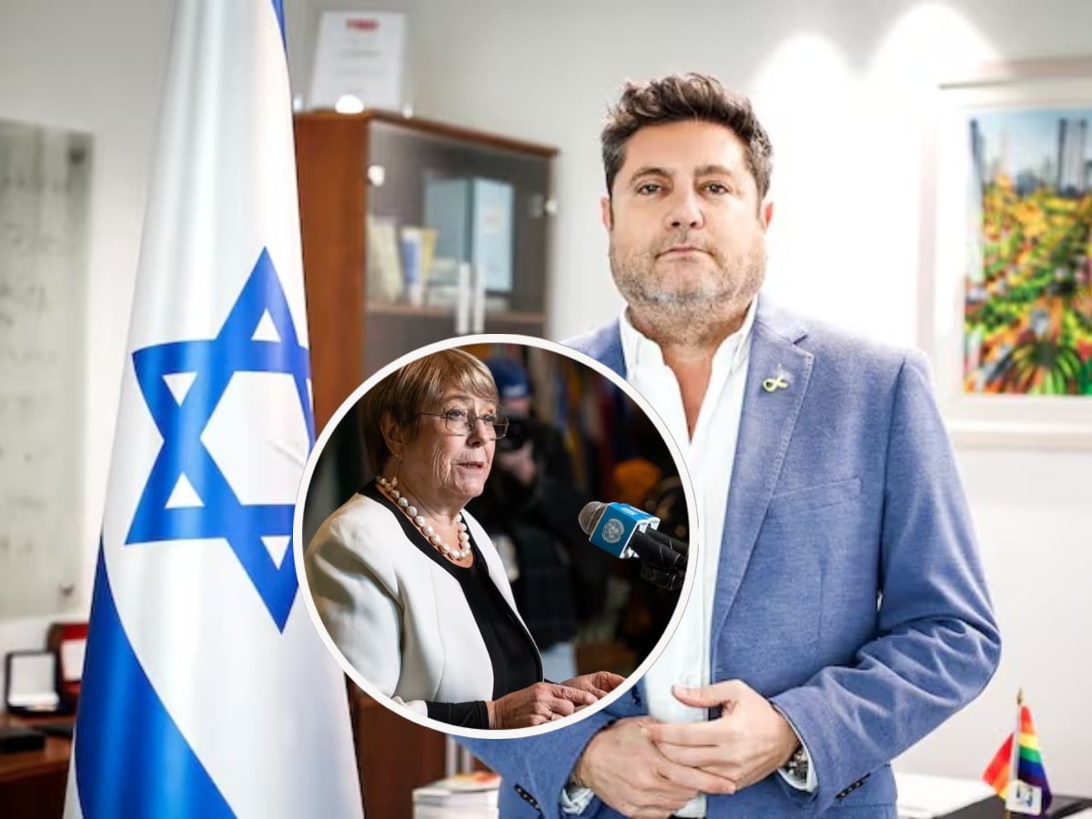 Embajador de Israel en Chile publica polémica frase contra Michelle Bachelet