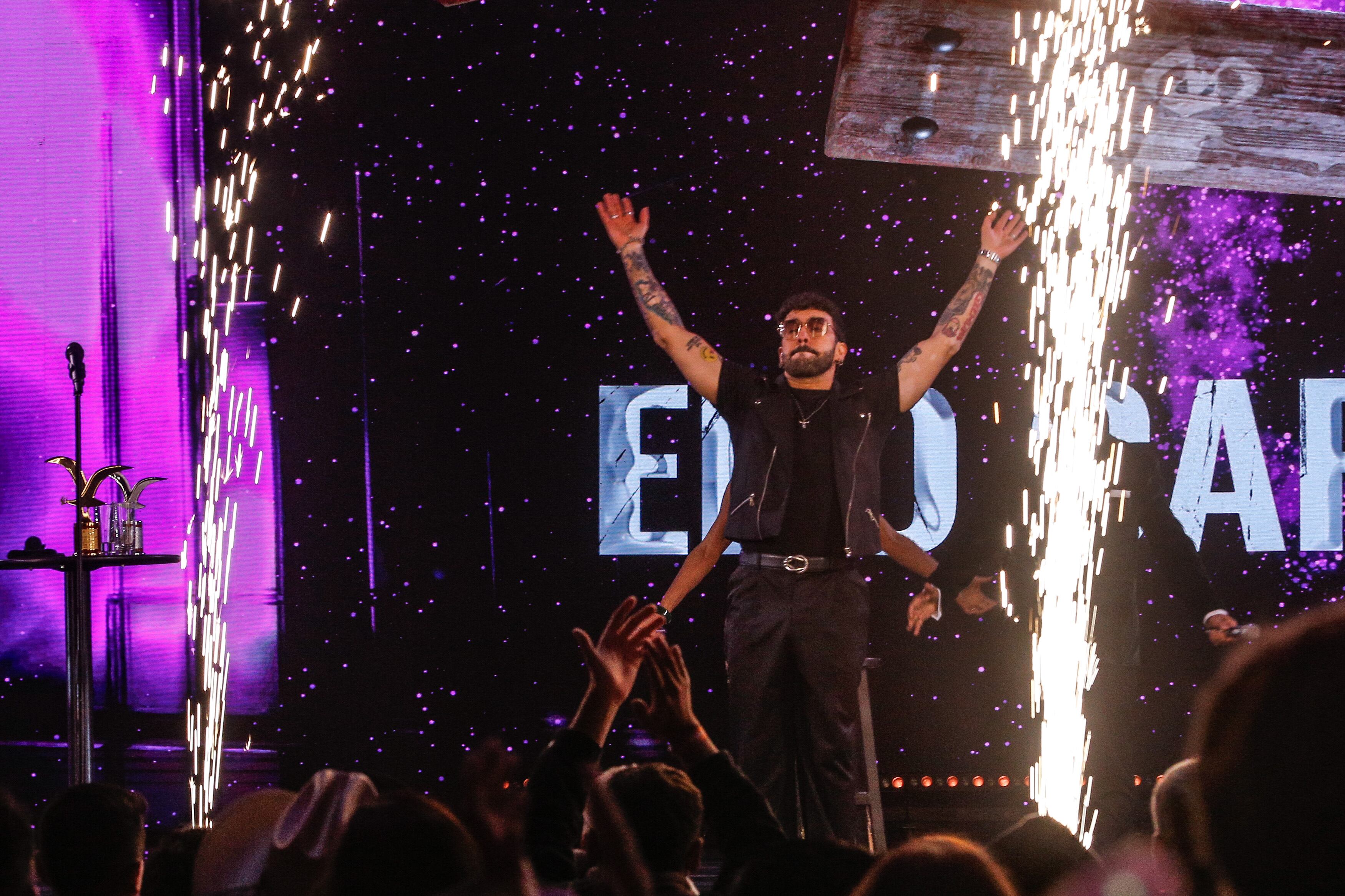 26 DE FEBRERO DE 2025 / VIÑA DEL MAR Edo Caroe se presenta durante la Tercera Noche del 64 Festival Internacional de la Canción Viña 2025 en la Quinta Vergara 
FOTO: DIEGO MARTIN/AGENCIAUNO