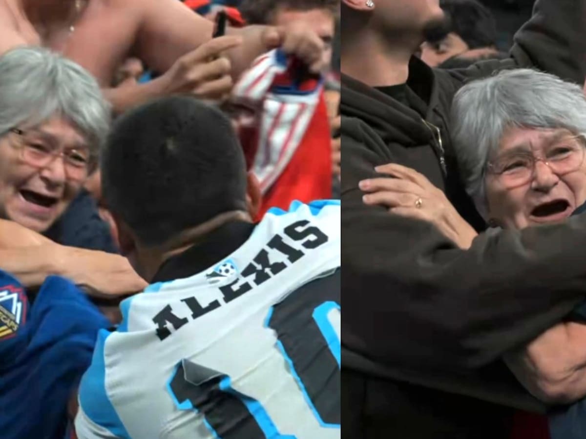 Alexis Sánchez se acercó a una veterana hincha chilena y tuvo este gesto: su reacción lo dice todo