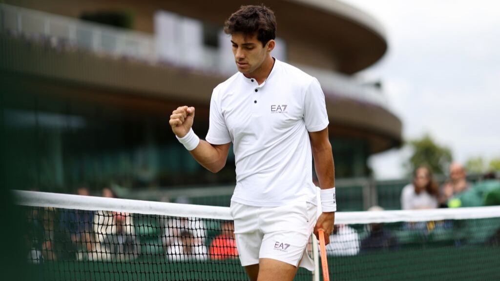 Cristian Garin barre con Grenier y llega a la tercera ronda de Wimbledon sin perder sets