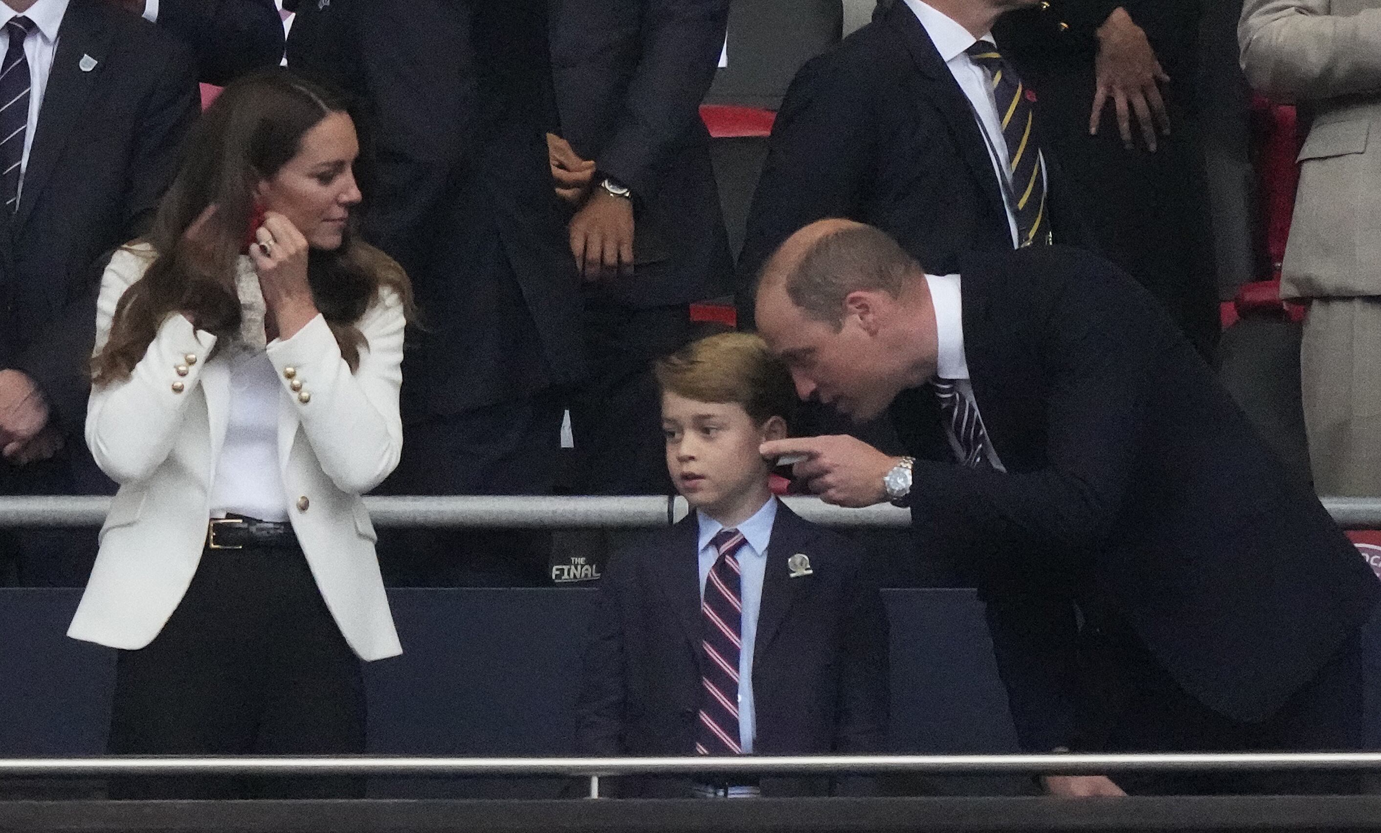Príncipe Guillermo, Catalina y su hijo George | Getty Images