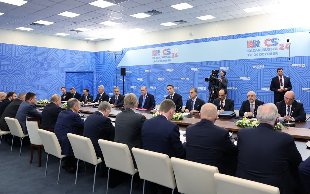 Los presidentes de Turquía y Rusia se reúnen en el marco de la cumbre de los países que integran el BRICS que se celebra en la ciudad rusa de Kazan