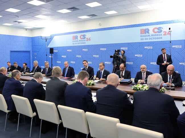 Los presidentes de Turquía y Rusia se reúnen en el marco de la cumbre de los países que integran el BRICS que se celebra en la ciudad rusa de Kazan
