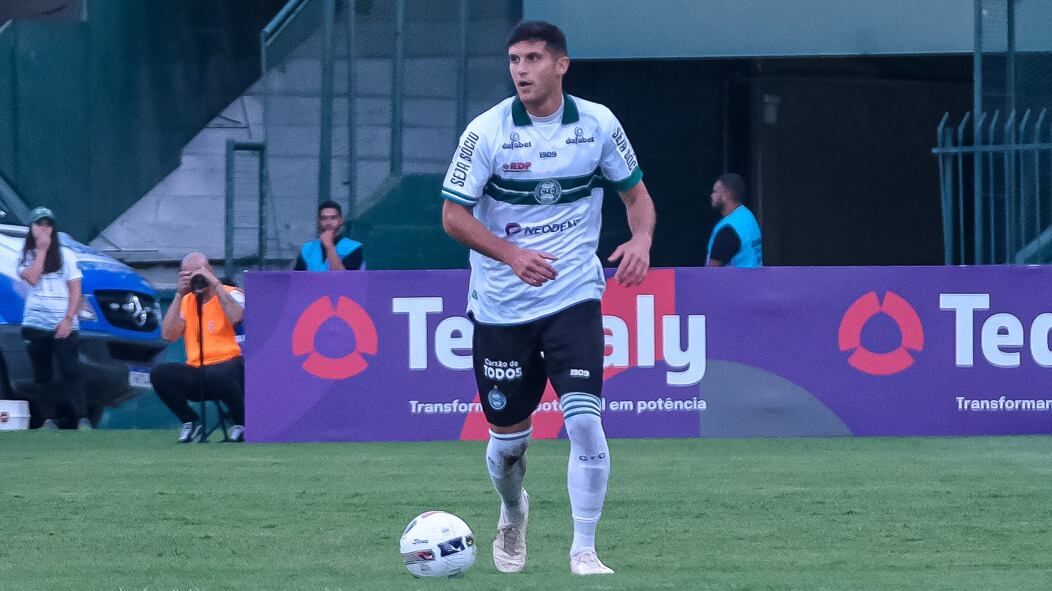 Estreno prometedor: Benjamín Kuscevic tuvo debut y titularidad inmediata con Coritiba en el fútbol brasileño