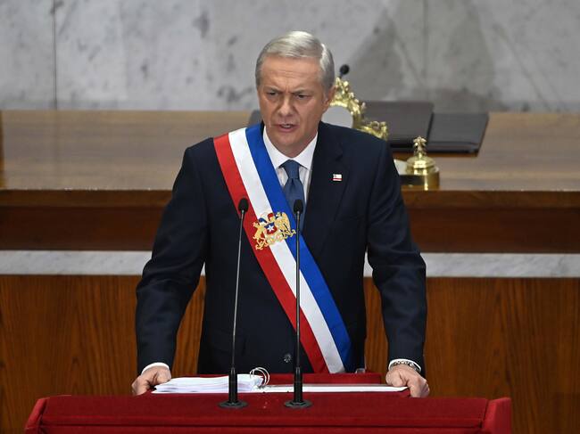 01 DE JUNIO DE 2026/ VALPARAISO
Presidente de la República, José Antonio Kast en su primera cuenta publica en el salón plenario del Congreso Nacional de Valparaíso.
FOTO: PABLO OVALLE ISASMENDI/ AGENCIAUNO