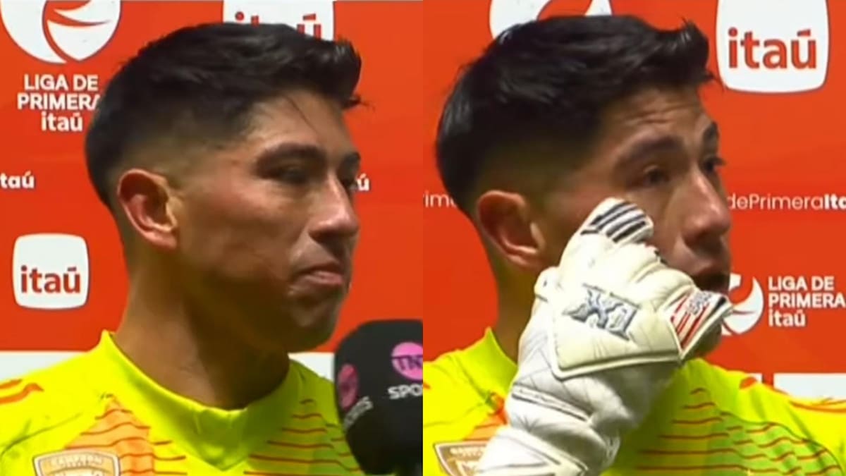 No aguantó las lágrimas y se quebró en vivo: el desahogo de Brayan Cortés tras la victoria de Colo Colo ante La Calera